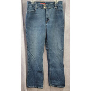 Zena Jeans Women’s 10 Vintage Dark Wash High Rise Straight Leg Denim Classic